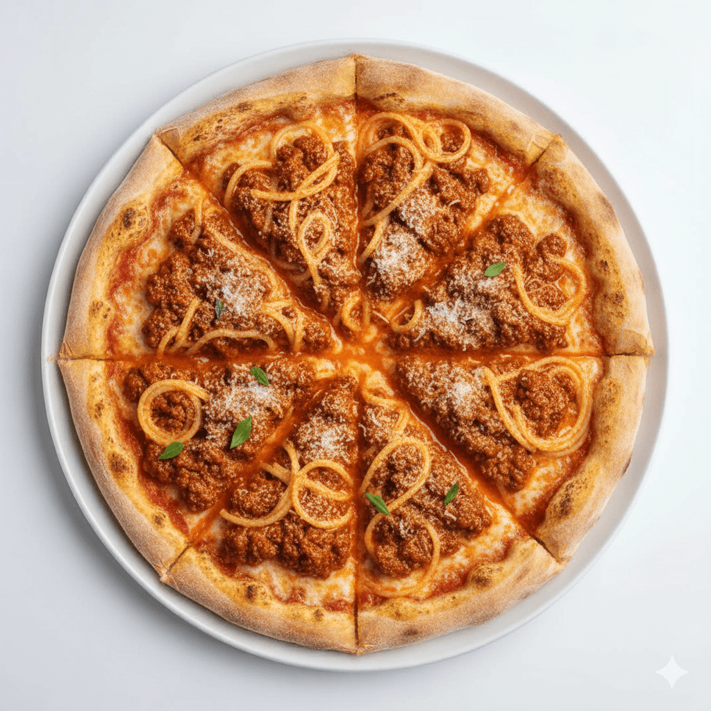 12. Pizza Bolognese